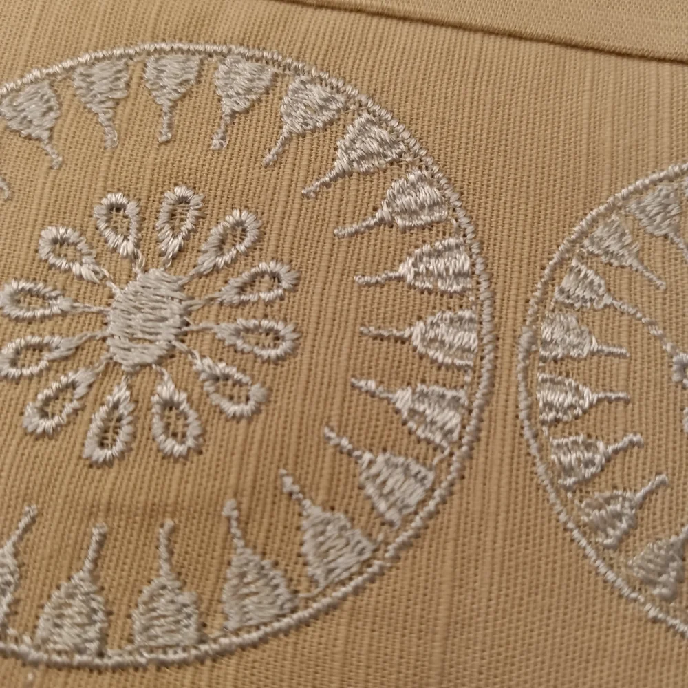 Martha Stewart Fine Linens Embroidered Euro Sham SINGLE 26